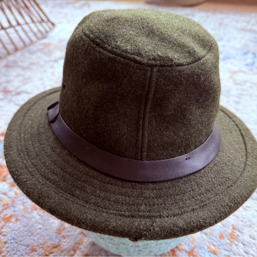 Filson Forest Green Wool Packer Hat - Picture 3 of 5